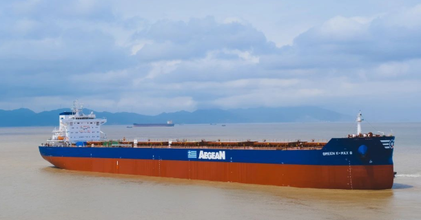 舟山中远海运重工成功交付8.16万吨散货船“GREEN K-MAX 6”