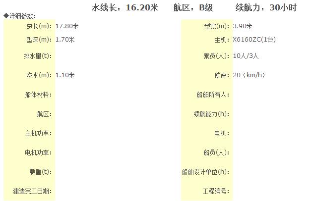 17.5米疏航艇