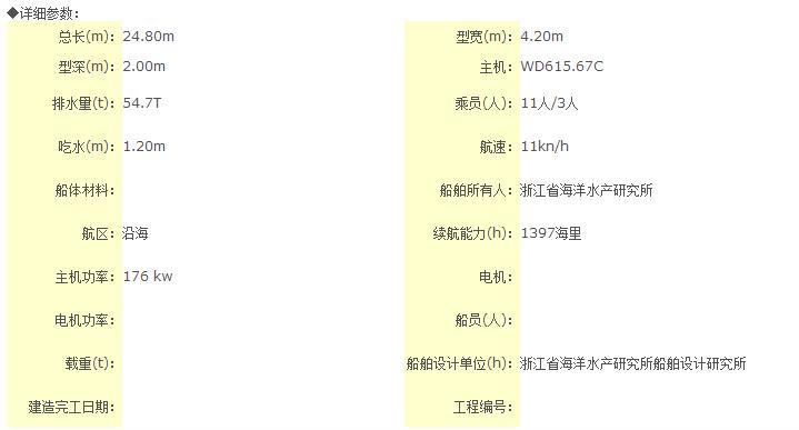 24米渔业工作艇
