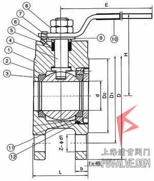 船用超短型球阀