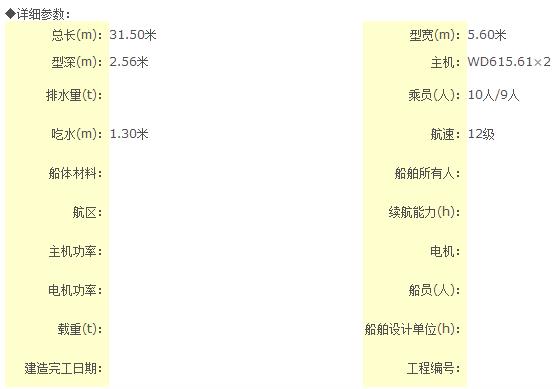31米市容监察艇