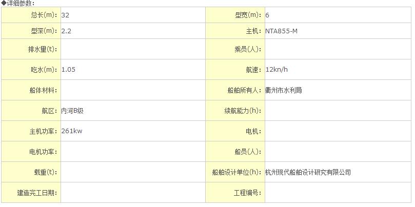 80吨级渔政公务船