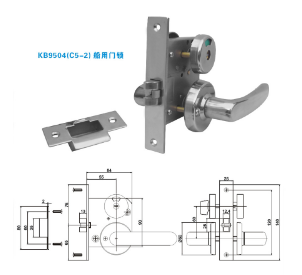 9504（C5-2)船用门锁