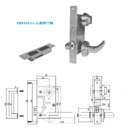 9104(C1-C)船用门锁