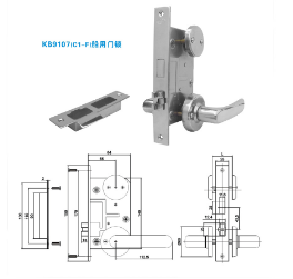 9107(C1-F)船用门锁