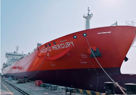 南通中集太平洋海工首制22000立方米LEG船命名