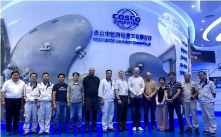 舟山中远海运重工召开15.2万吨穿梭油轮N687项目启动会 舟山中远海运重工召开15.2万吨穿梭油轮N687项目启动会