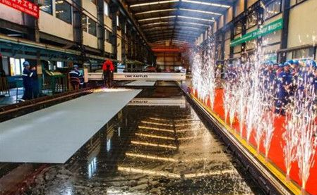 中集来福士首制南极磷虾运输船开工