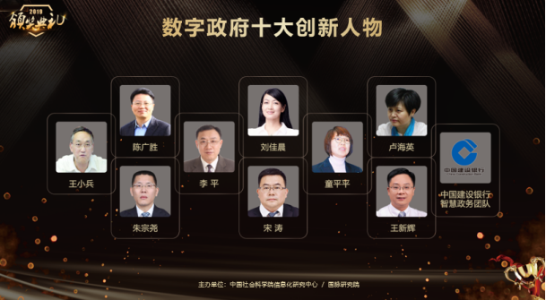 2019数字政府十大创新人物在京隆重发布